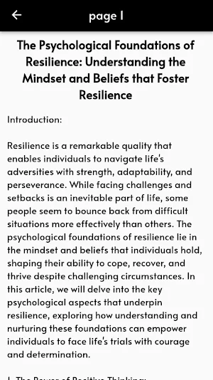 The Power of Human Resilience Screenshot 2