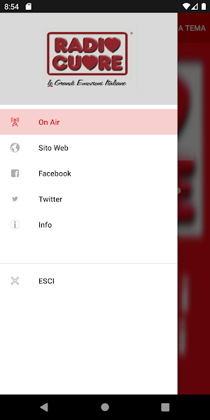 Radio Cuore Screenshot 2