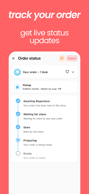 OrderUp! - Order Coffee Screenshot 2
