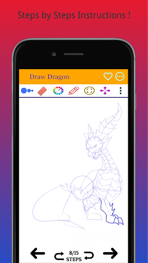 How to Draw Dragon Step by Step Screenshot 1
