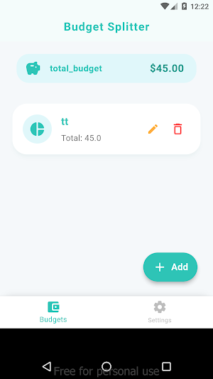 Budget Splitter screenshot 7
