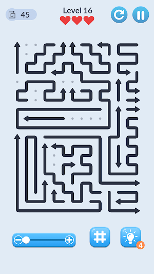Zen Arrows: Empty Maze Screenshot 2