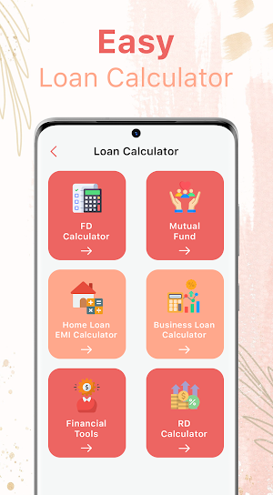 Easy EMI Loan Calculator Screenshot 1