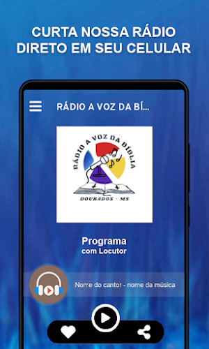 RÁDIO A VOZ DA BÍBLIA Screenshot 0