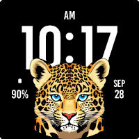 Cute Leopard Watch Face
