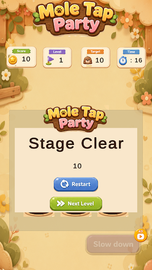 Mole Tap Party Screenshot 2