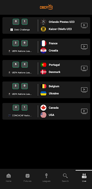 CricFy TV :Football Live TV HD Screenshot 3