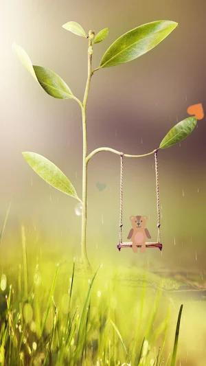Green Spring Live Wallpaper Screenshot 1