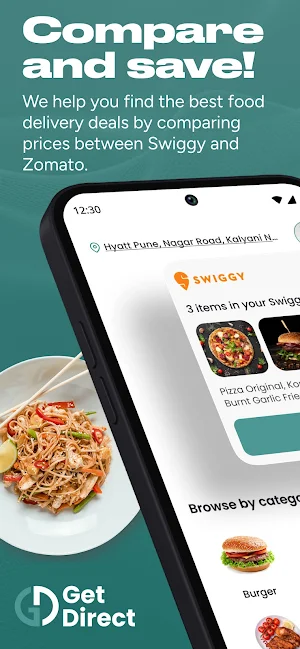 GetDirect - Compare Food Apps Screenshot 0