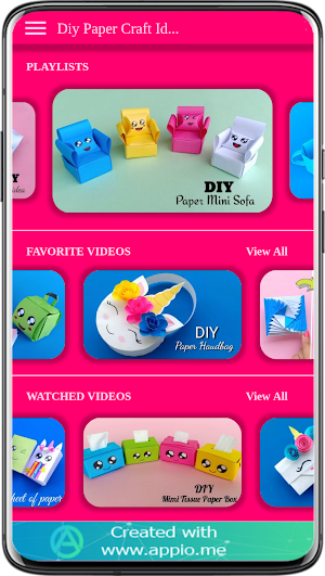 Diy Paper Craft Ideas Screenshot 0