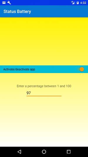 Battery Status Screenshot 2