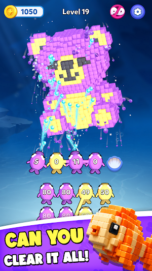 Water Land: Fish & Cube Screenshot 2