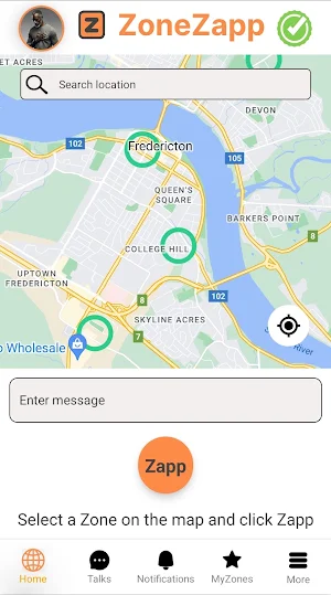 ZoneZapp:Zone & community Talk Screenshot 2