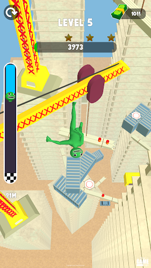 Alphabet Fall: Break Ragdoll Screenshot 0