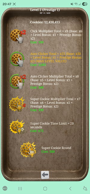 Carter's Cookie Clicker Screenshot 1