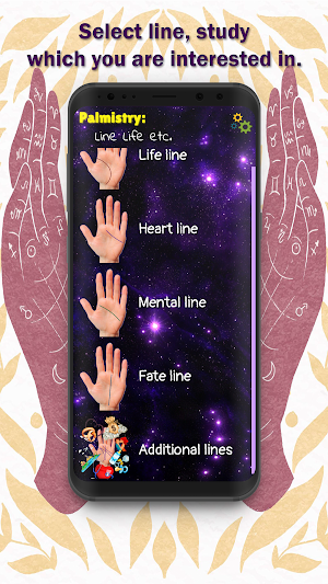 Palmistry: Life line etc. Screenshot 0