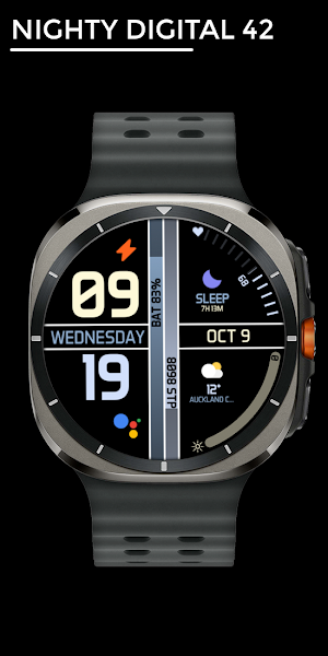 Nighty Digital 42 - watch face Screenshot 0