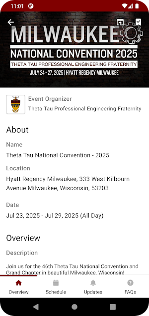 Theta Tau Events Screenshot 0