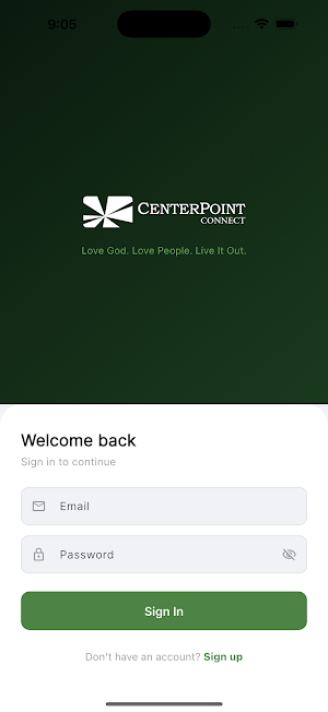 CenterPoint Church Connect Screenshot 0