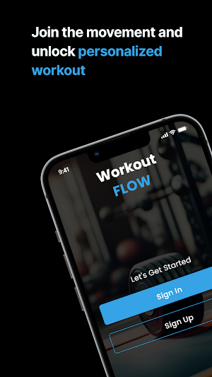 Workout Flow App - Fitness Screenshot 1