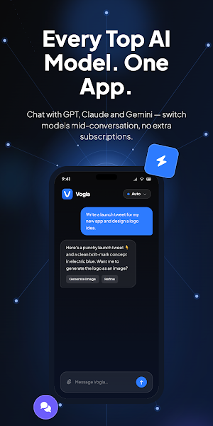 Vogla: AI Chat, Image & Video Screenshot 0