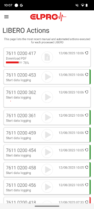 LIBERO Cx BLE Screenshot 3