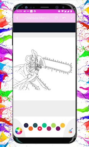 Chainsaw Man Coloring Book Screenshot 1