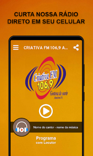 CRIATIVA FM 106,9 Almeirim-PA Screenshot 0