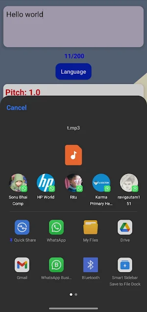 Text to Speech: Audio Convert Screenshot 0
