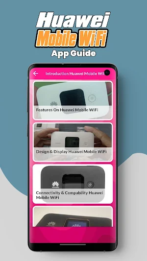 Huawei Mobile WiFi app guide Screenshot 3