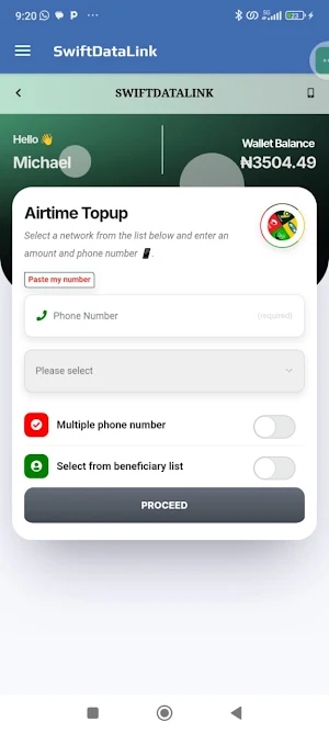 SwiftDataLink Screenshot 2