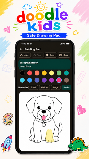 Doodle Kids Safe Drawing Pad Screenshot 0