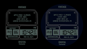 Vintage Console Watch Face Screenshot 3