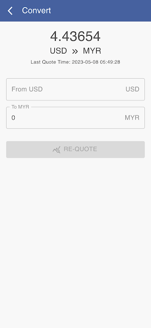 USD to MYR Screenshot 1