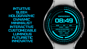 Futuristic Design Watch Face Screenshot 3