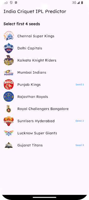 India Criquet Predictor Screenshot 2