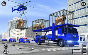 Grand Police Car Transport Truck Screenshot 3
