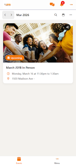 JSYB Membership Screenshot 1