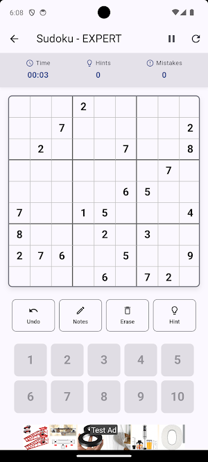 PG Sudoku Screenshot 0