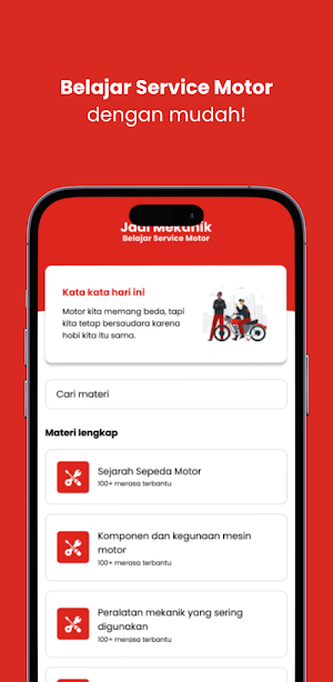 Jadi Mekanik - Service Motor Screenshot 1