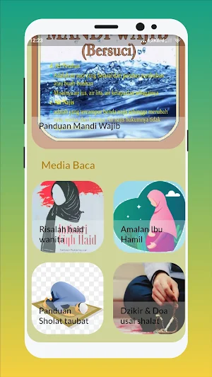 Panduan Mandi Wajib Screenshot 1
