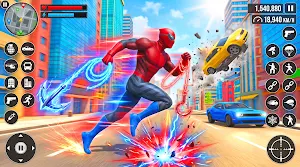 Nexplay Spider Rope Hero Game Screenshot 1