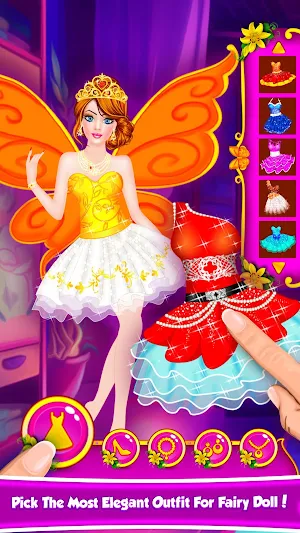 Fairy Doll - Fashion Salon Makeup Dress up Game Screenshot 1