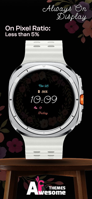 Petaline - Digital Watch Face Screenshot 1