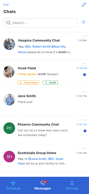 CareSMS Screenshot 1