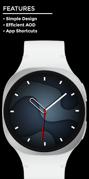 Night 05A - Analog Watch Face Screenshot 1
