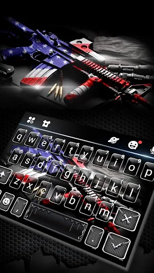 Guns Of America Keyboard Theme Screenshot 0