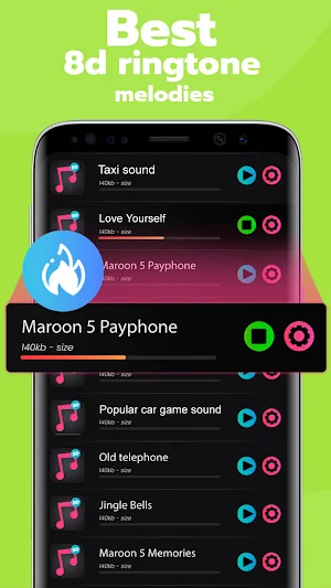 8D Music & Phone Ringtones Screenshot 1