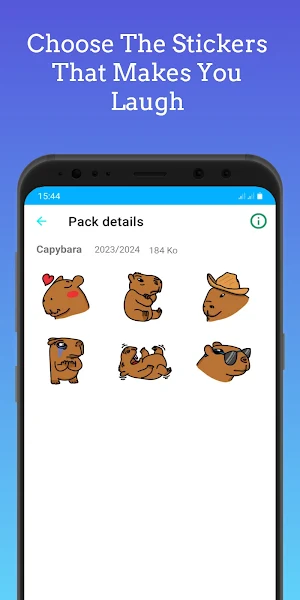 Capybara Stickers Screenshot 2
