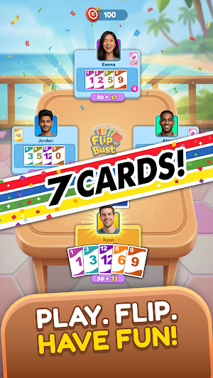 Flip'n'Bust: Family Card Game Screenshot 0